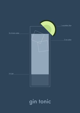 gin tonic minimal
