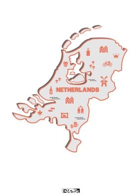  Netherlands Map
