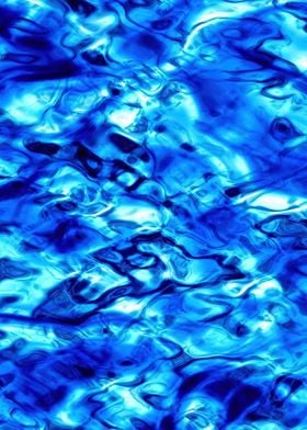Blue Water Abstract