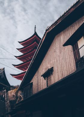 Japanese Temple Urban 