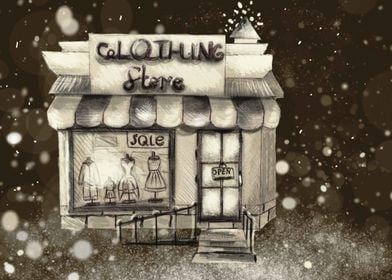 Snowy store