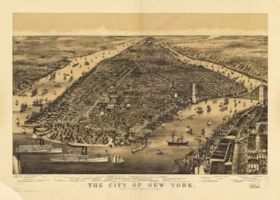 The City of New York 1889