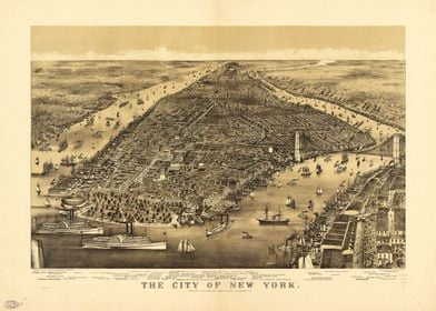 The City of New York 1886