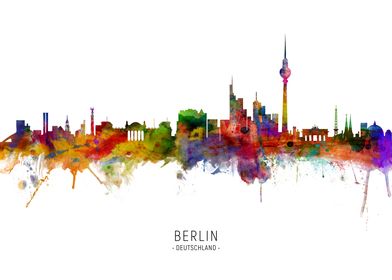 Berlin Germany Skyline