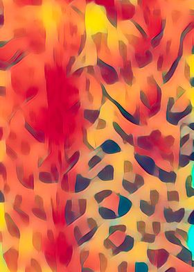 abstract colorful spotted 