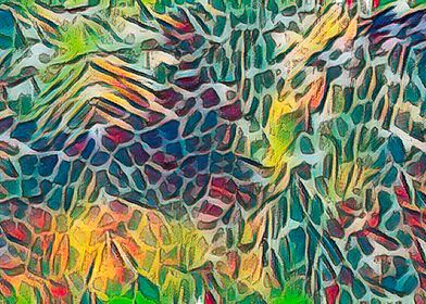 abstract spotted art