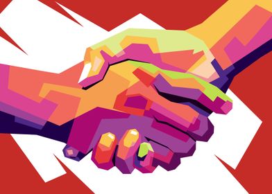 handshake symbol of peace