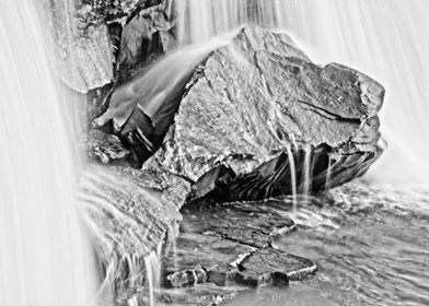 Boulder Under the Falls