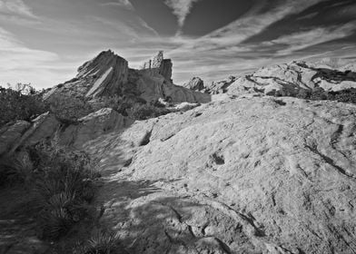 Vasquez Rocks at Sunset