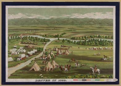 Denver Colorado in 1859