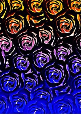 rose pattern abstract