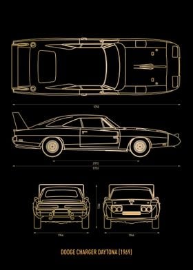 Dodge Charger Daytona 1969