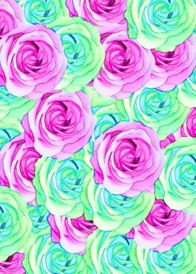 rose pattern abstract