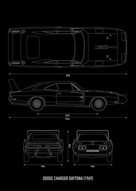 Dodge Charger Daytona 1969