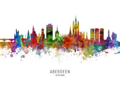 Aberdeen Scotland Skyline