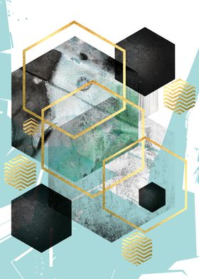 Teal Green Geometric-preview-3