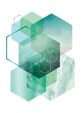 Teal Green Geometric-preview-1