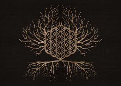Flower of Life in Tree