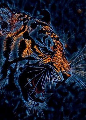 Pattern Cosmic Tiger