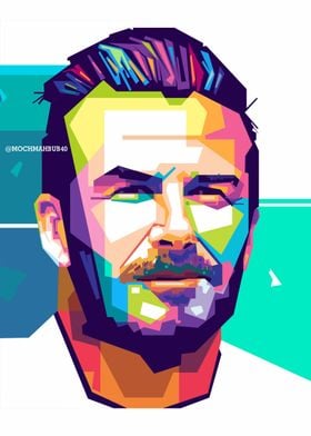 DAVID BECKHAM in wpap