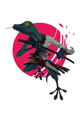 Yamori the Gecko Samurai