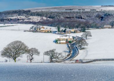 Lancashire in the snow