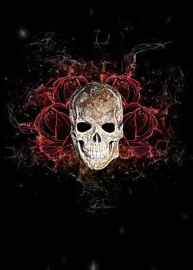 Skull Rose