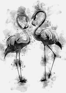 Flamingos Ink