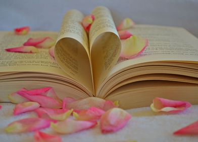 Heart Book With Two Rings
