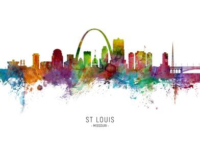 St Louis Missouri Skyline