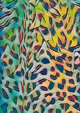 abstract leopard fur 