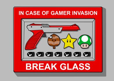 In case of Gamer Invasion