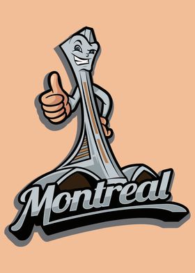 Montreal City Icon Badge