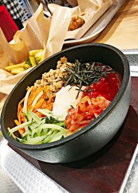 Minced Chicken Bibimbap