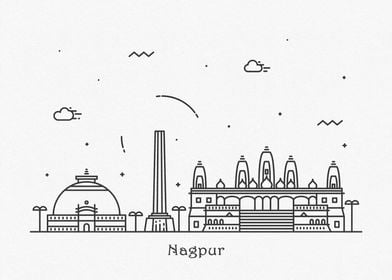 Nagpur City Skyline