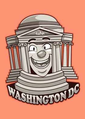 Washington City Icon Badge