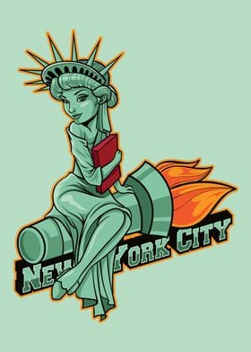 NYC City Icon Badge