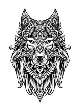 Wolf Ornate 2