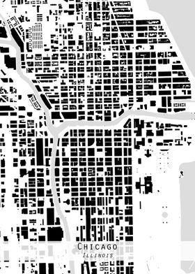 Chicago city map