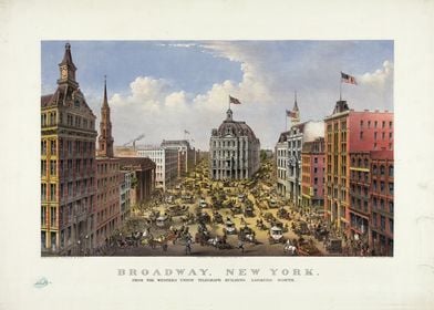 Broadway New York 1875