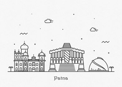 Patna City Skyline