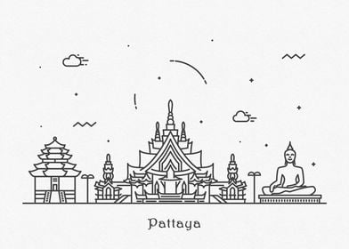 Pattaya City Skyline