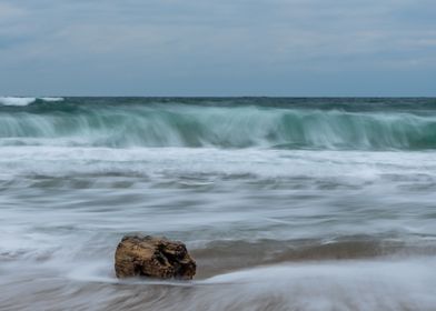 Colourful seascape