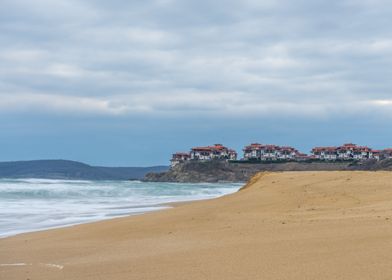 On the beach