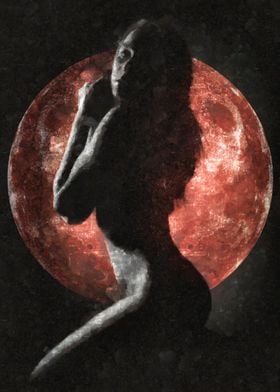 The Woman and the Red Moon