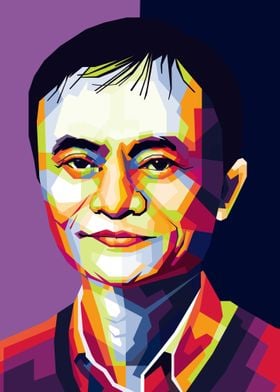 Jack Ma In Wpap Pop Art