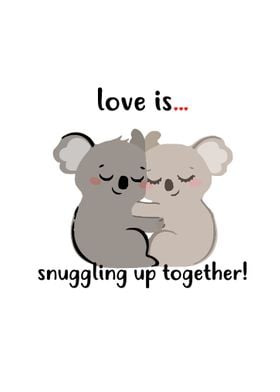 Snuggling together