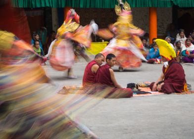 Tibetan buddhist dance
