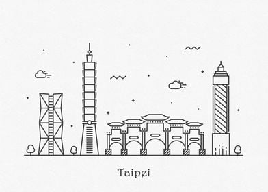 Taipei City Skyline