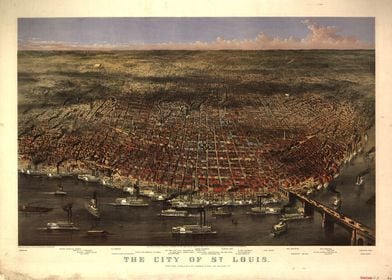 City of St Louis 1874